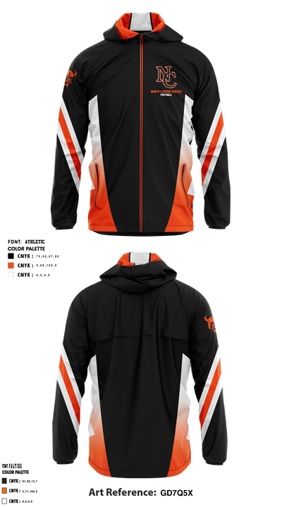 North Canton Hoover Football 75864683 Windbreaker - 4
