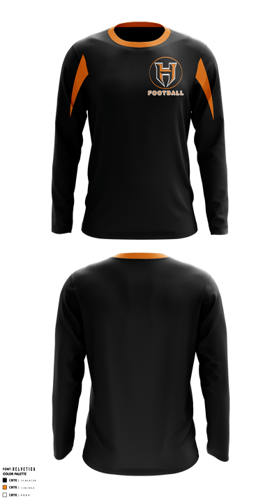 Hoover Bucs Youth Football and Cheerleading 10637219 Long Sleeve Shooting Shirt - 1