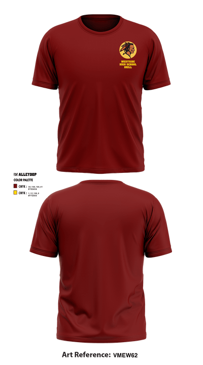 Westside High School Drill 21676715 Short Sleeve Performance Shirt - 1