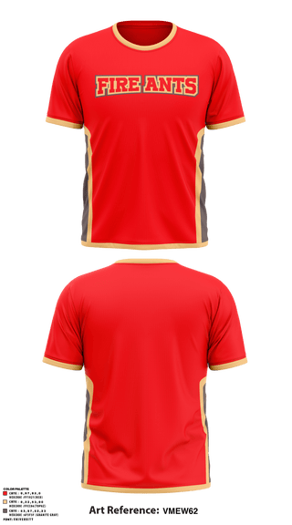 Short Sleeve Performance Shirt, Fire Ants, Men's Basketball, Teamtime, Team time, sublimation, custom sports apparel, team uniforms, spirit wear, spiritwear, sports uniforms, custom shirts, team store, custom team store, fundraiser sports, apparel fundraiser