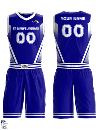 Womens Basketball Jersey, St. Mary’s Jaguars, Women's Basketball, Teamtime, Team time, sublimation, custom sports apparel, team uniforms, spirit wear, spiritwear, sports uniforms, custom shirts, team store, custom team store, fundraiser sports, apparel fundraiser