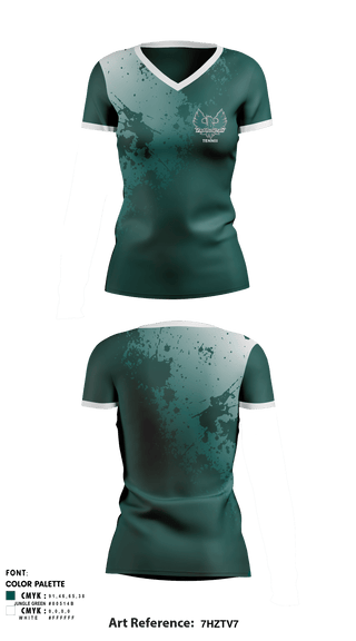 Women's Short Sleeve Vneck Shirt, Farmington High School Tennis, Tennis, Teamtime, Team time, sublimation, custom sports apparel, team uniforms, spirit wear, spiritwear, sports uniforms, custom shirts, team store, custom team store, fundraiser sports, apparel fundraiser