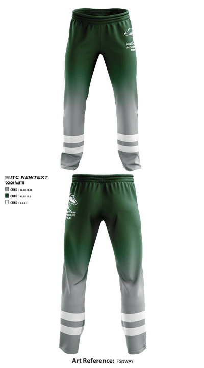 Kennesaw Mountain High School Rifle 15129938 Sweatpants - 2
