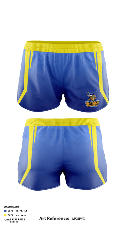 Wareham High School Field Hockey 93370439 Ranger Panties - 1