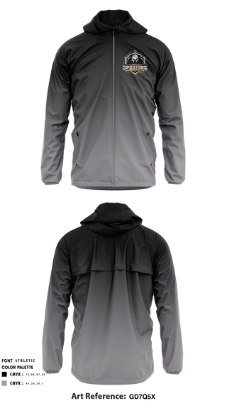 Windbreaker, Cibolo Spartans, School Spirit Store, Teamtime, Team time, sublimation, custom sports apparel, team uniforms, spirit wear, spiritwear, sports uniforms, custom shirts, team store, custom team store, fundraiser sports, apparel fundraiser