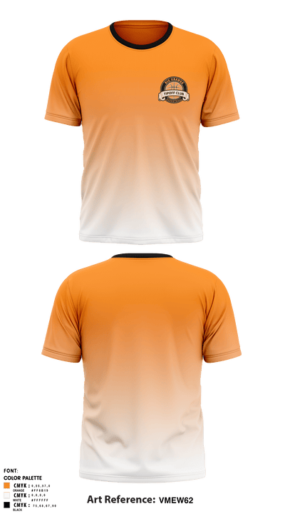 Big Orange Tipoff Club 86633993 Short Sleeve Shooting Shirt - 1