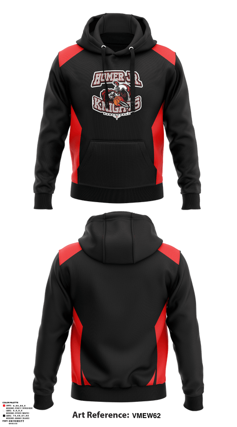 Hoodie, Homer Jr. Knights, Men's Basketball, Teamtime, Team time, sublimation, custom sports apparel, team uniforms, spirit wear, spiritwear, sports uniforms, custom shirts, team store, custom team store, fundraiser sports, apparel fundraiser