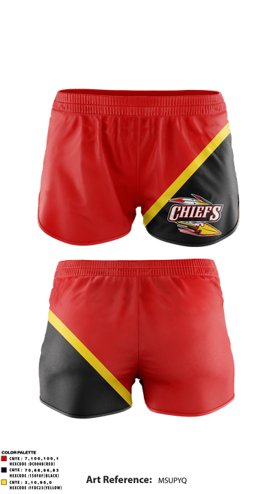 Killeen-Cove Chiefs 26950723 Track Shorts - 1