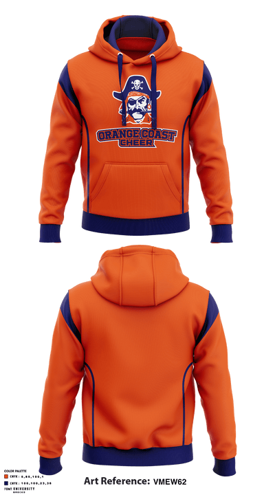 Orange Coast College Cheer 35245430 Hoodie - 1