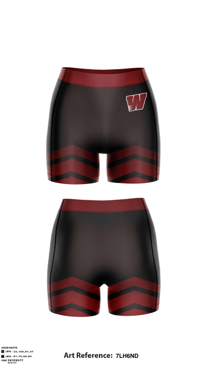Willamette Wolverines 47508397 Track Shorts - 2