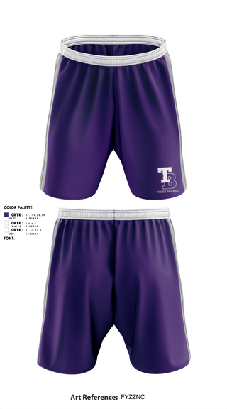 Athletic Shorts With Pockets, Triboh Baseball, Baseball, Teamtime, Team time, sublimation, custom sports apparel, team uniforms, spirit wear, spiritwear, sports uniforms, custom shirts, team store, custom team store, fundraiser sports, apparel fundraiser