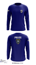 El Portal Police Department 22323429 Long Sleeve Performance Shirt - 3