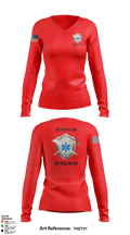 Willits Little Lake Joint Rescue Task Force 48326276 Women's Long Sleeve V-neck Shirt - 1