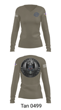 D Co, 2-10 AHB Quality Control 39202229 Women's Long Sleeve V-neck Shirt - 41