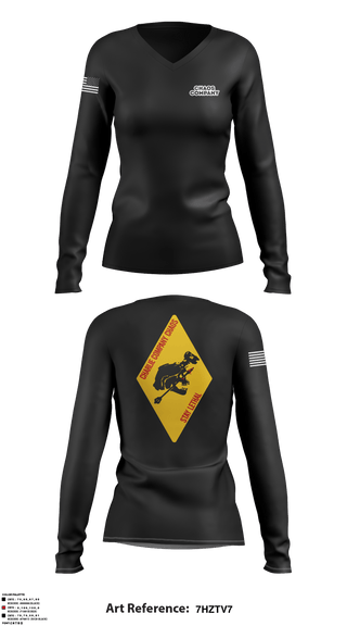 Women's Long Sleeve Vneck Shirt, , Army, Teamtime, Team time, sublimation, custom sports apparel, team uniforms, spirit wear, spiritwear, sports uniforms, custom shirts, team store, custom team store, fundraiser sports, apparel fundraiser