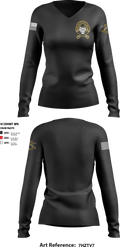 Weapons Platoon, Light Armored Reconnaissance Battalion 57222719 Women's Long Sleeve V-neck Shirt - 1