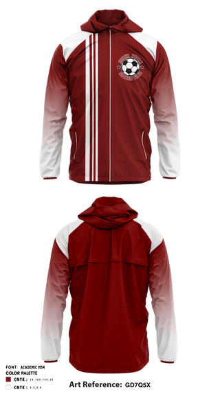 Windbreaker, North Shore Soccer Club, Football, Teamtime, Team time, sublimation, custom sports apparel, team uniforms, spirit wear, spiritwear, sports uniforms, custom shirts, team store, custom team store, fundraiser sports, apparel fundraiser