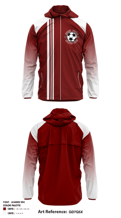 North Shore Soccer Club 84664143 Windbreaker - 1