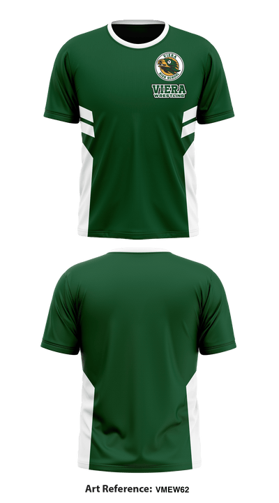 Viera High School Wrestling 30519960 Short Sleeve Rash Guard Shirt - 1