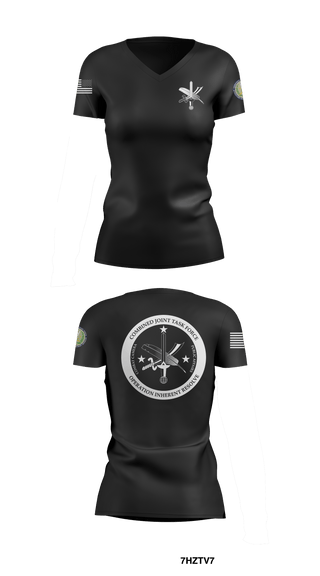 Women's Short Sleeve Vneck Shirt, , Army, Teamtime, Team time, sublimation, custom sports apparel, team uniforms, spirit wear, spiritwear, sports uniforms, custom shirts, team store, custom team store, fundraiser sports, apparel fundraiser