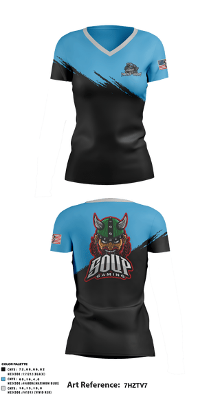 Women's Short Sleeve Vneck Shirt, Frosted Vipers, E-Sports, Teamtime, Team time, sublimation, custom sports apparel, team uniforms, spirit wear, spiritwear, sports uniforms, custom shirts, team store, custom team store, fundraiser sports, apparel fundraiser