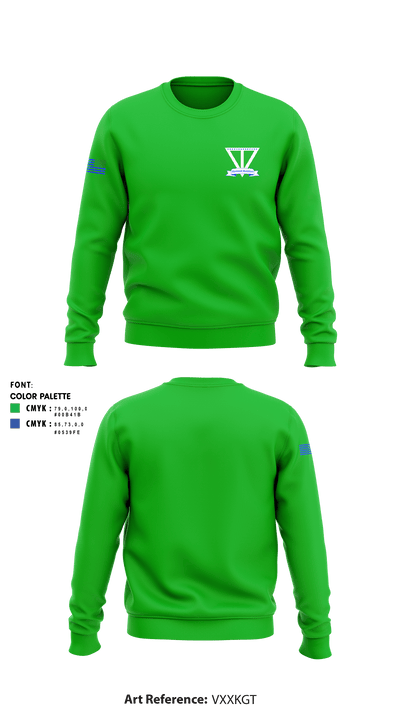 Vermont Army Aviation 6471580 Crew Neck Sweatshirt - 1