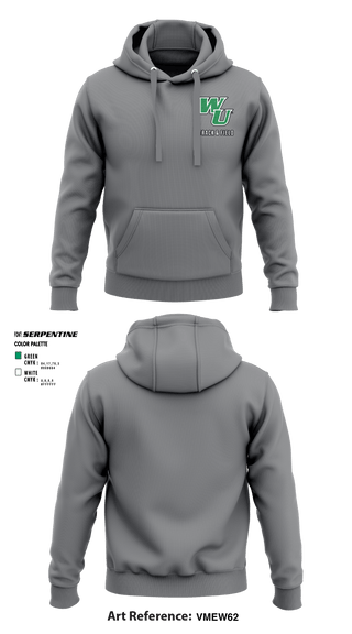 Hoodie, Wilmington University Track, Track & Field, Teamtime, Team time, sublimation, custom sports apparel, team uniforms, spirit wear, spiritwear, sports uniforms, custom shirts, team store, custom team store, fundraiser sports, apparel fundraiser