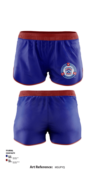 Women's Shorts, Newport Little League, Baseball, Teamtime, Team time, sublimation, custom sports apparel, team uniforms, spirit wear, spiritwear, sports uniforms, custom shirts, team store, custom team store, fundraiser sports, apparel fundraiser