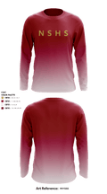 Ninety Six high school track and field 9377994 Long Sleeve Performance Shirt - 7