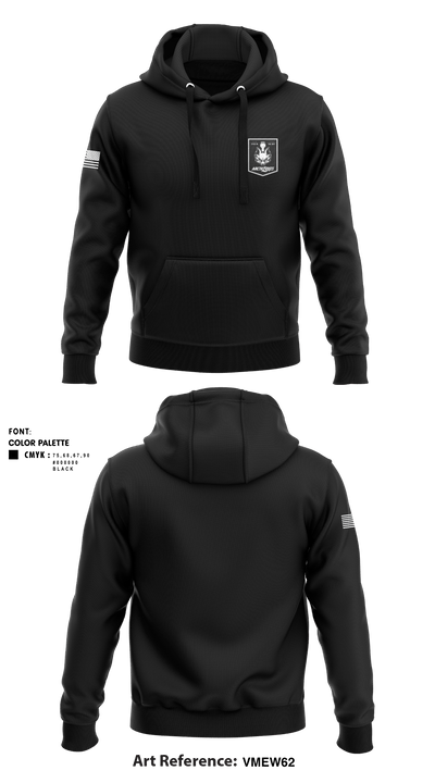 F/3-10 GSAB “Arctic Foxes” 45319246 Hoodie - 1
