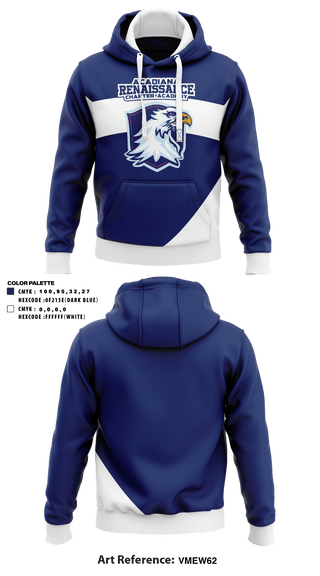 Hoodie, Acadiana Renaissance Charter Academy High School, School Spirit Store, Teamtime, Team time, sublimation, custom sports apparel, team uniforms, spirit wear, spiritwear, sports uniforms, custom shirts, team store, custom team store, fundraiser sports, apparel fundraiser