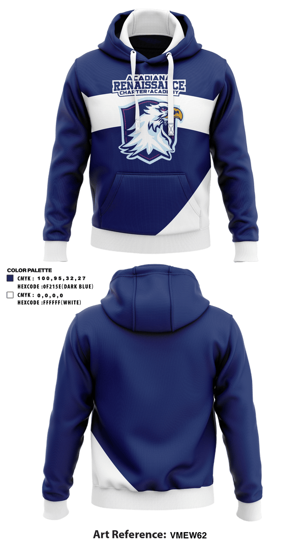 Hoodie, Acadiana Renaissance Charter Academy High School, School Spirit Store, Teamtime, Team time, sublimation, custom sports apparel, team uniforms, spirit wear, spiritwear, sports uniforms, custom shirts, team store, custom team store, fundraiser sports, apparel fundraiser
