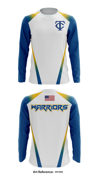 Warriors 10263579 Long Sleeve Performance Shirt - 1