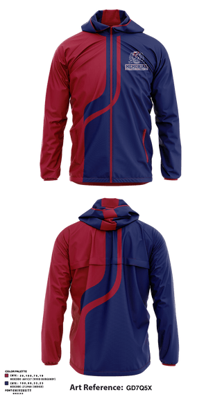 Windbreaker, Memorial High School Track, Track & Field, Teamtime, Team time, sublimation, custom sports apparel, team uniforms, spirit wear, spiritwear, sports uniforms, custom shirts, team store, custom team store, fundraiser sports, apparel fundraiser