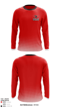 Sharyland High School Swimming 27265437 Long Sleeve Performance Shirt - 1