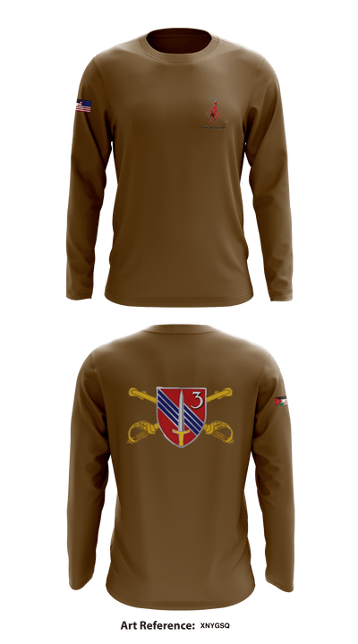 3SQDN, 3SFAB 49746293 Long Sleeve Performance Shirt - 1