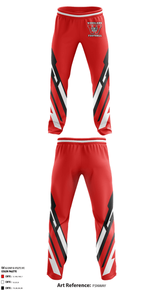 Sweatpants, Woodland High School Football, Football, Teamtime, Team time, sublimation, custom sports apparel, team uniforms, spirit wear, spiritwear, sports uniforms, custom shirts, team store, custom team store, fundraiser sports, apparel fundraiser