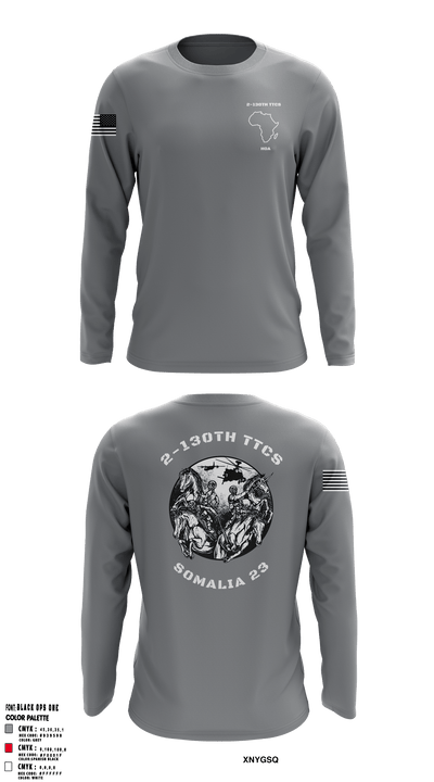 2-130th TTCS 72219960 Long Sleeve Performance Shirt - 5