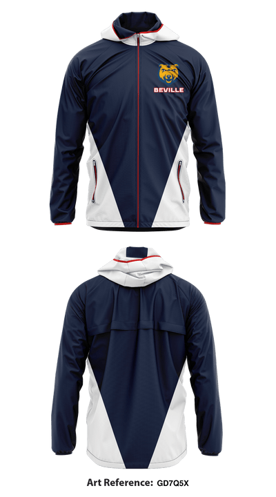 Beville Middle Schoo 72263658 Windbreaker - 1