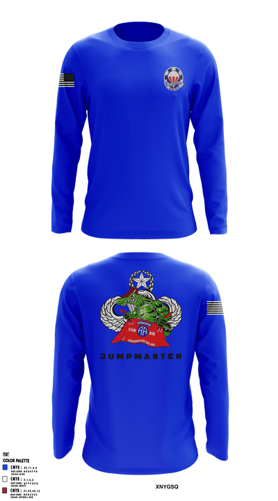 82nd BSB 82nd ABN DIV 96465842 Long Sleeve Performance Shirt - 1