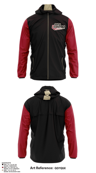 Windbreaker, Quito Saratoga Little League, Baseball, Teamtime, Team time, sublimation, custom sports apparel, team uniforms, spirit wear, spiritwear, sports uniforms, custom shirts, team store, custom team store, fundraiser sports, apparel fundraiser