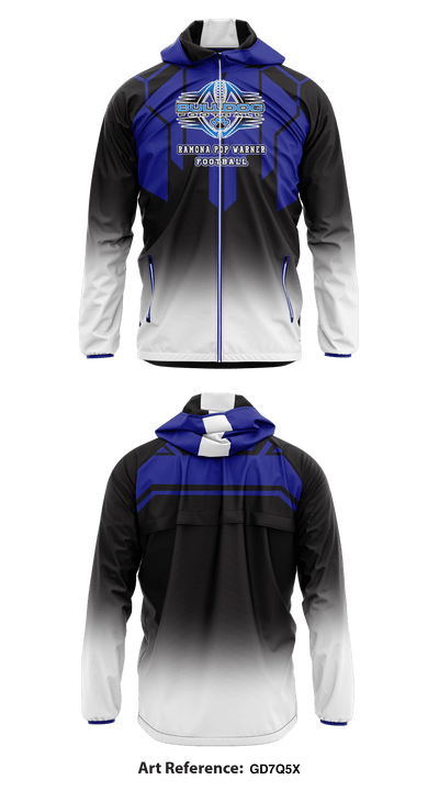 Ramona Pop Warner Football 89997318 Windbreaker - 1