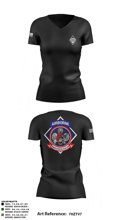Joker Company 2/501 PIR 76292379 Women's Short Sleeve V-neck Shirt - 1