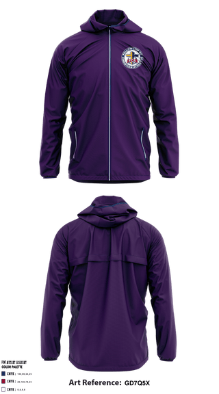 Windbreaker, Fellowship of Christian Athletes, Football, Teamtime, Team time, sublimation, custom sports apparel, team uniforms, spirit wear, spiritwear, sports uniforms, custom shirts, team store, custom team store, fundraiser sports, apparel fundraiser