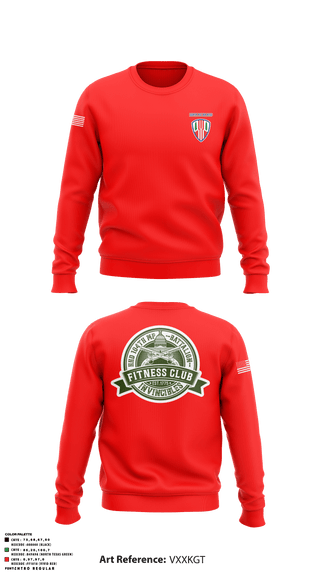 Crew Neck Sweatshirt, , National Guard, Teamtime, Team time, sublimation, custom sports apparel, team uniforms, spirit wear, spiritwear, sports uniforms, custom shirts, team store, custom team store, fundraiser sports, apparel fundraiser