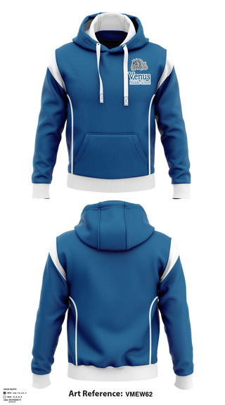 Hoodie, Venus Middle School Cheer, School Spirit Store, Teamtime, Team time, sublimation, custom sports apparel, team uniforms, spirit wear, spiritwear, sports uniforms, custom shirts, team store, custom team store, fundraiser sports, apparel fundraiser