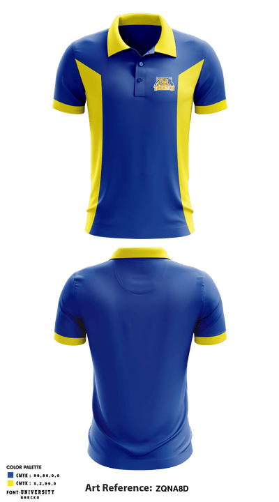 Trenton High School 44988496 Short Sleeve Performance Polo - 1