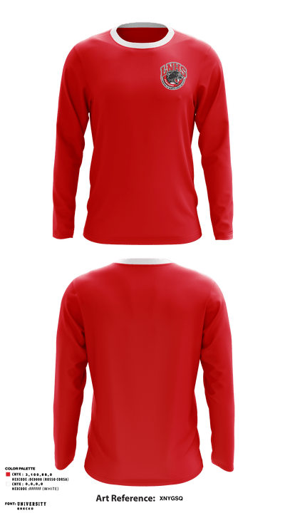 Lakeville North Boys Basketball Association 81260948 Long Sleeve Performance Shirt - 1