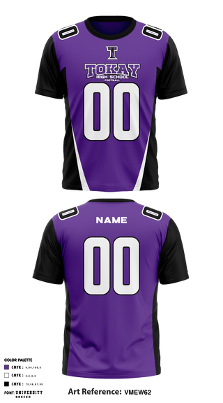 Short Sleeve Performance Shirt, Tokay High School Football, Football, Teamtime, Team time, sublimation, custom sports apparel, team uniforms, spirit wear, spiritwear, sports uniforms, custom shirts, team store, custom team store, fundraiser sports, apparel fundraiser