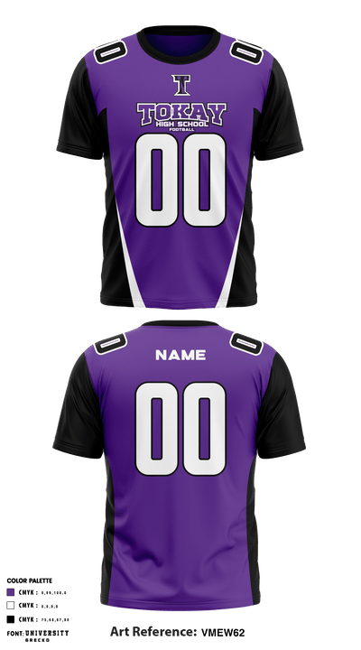 Tokay High School Football 24156414 Short Sleeve Performance Shirt - 2